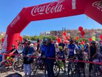 José Ramón González en el día de la bici 