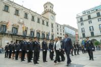 El alcalde, Luis Barcala en el acto del Patrón de la Policía Nacional