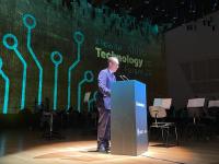 El concejal de Nuevas Tecnologías e Innovación, Antonio Peral en la inauguración del Alicante Technology Forum