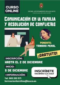 CURSO ONLINE "Comunicación en la Familia y Resolución de Conflictos"