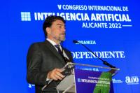 El alcalde, Lui Barcala en el quinto congreso de El Independiente sobre inteligencia artificial