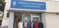 La concejal Mª Carmen de España en su visita al Centro de Convivencia y Participación