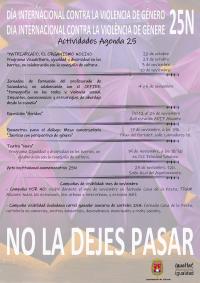 Cartel Actividades Agenda 25N