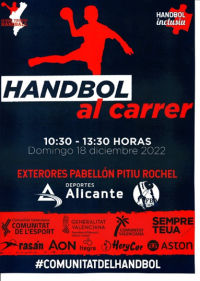 Cartel ‘Handbol al carrer’