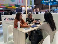 La vicealcaldesa en la Feria IBTM World