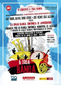 Cartel concierto 'A toda Banda'
