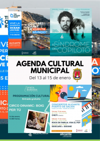 Agenda Cultural Municipal del 13 al 15 de enero