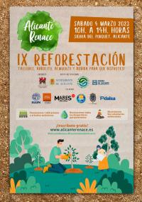 cartel reforestación