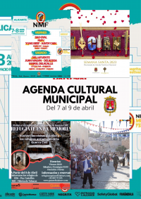 Agenda Cultural Municipal del 7 al 9 de abril