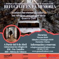 Información de las visitas guiadas a los refugios antiaéreos 