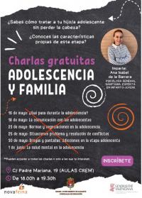 Nuevo Calendario Charlas "Familia y Adolescencia"