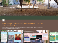 Nuevo Tablón informativo  Oficina Edusi-Alicante entre dos castillos 