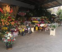 Puesto de flores del Mercado Central 