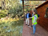 El alcalde Luis Barcala junto con el concejal de Medio Ambiente, Manuel Villar 