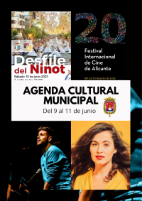 Agenda Cultural Municipal del 9 al 11 de junio 