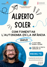 Conferència "COM FOMENTAR L'AUTONOMIA EN LA INFÀNCIA"