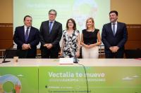 El alcalde de Alicante, Luis Barcala durante la jornada de “La comunicación de la movilidad sostenible y del cambio climático”