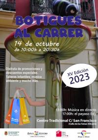 Cartel de Botigues al Carrer