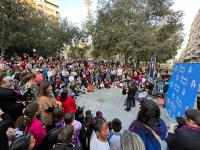 Imagen del espectáculo de magia realizado el pasado sábado en el parque Calvo Sotelo