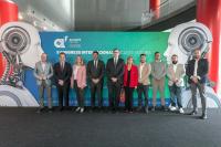 El alcalde, la concejala de Desarrollo y el concejal de Modernización en el II Congreso de Alicante Futura 