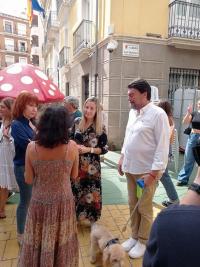 Lidia López, concejala de Comercio y Luis Barcala, alcalde de la ciudad de Alicante