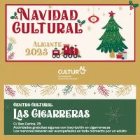 Cartel de Navidad Cultural Alicante 2023