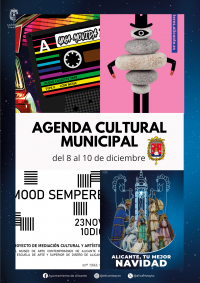 Agenda Cultural Municipal del 8 al 10 de diciembre