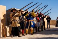 Recreación histórica en el Castillo de Santa Bárbara