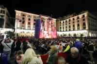 Acto inaugural del Belén Gigante en la Plaza del Ayuntamiento