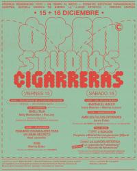 Cartel de Open Studio Cigarreras