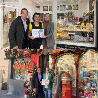 'Los dulces de Raquel' y 'Autoservicio del Hogar', ganadores del XXII Concurso de Decoración Navideña de Comercios en Escaparates y Fachadas de l...