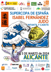 CARTEL JUDO CAMPEONATO SUPER COPA  INFALTI Y CADETE 2024