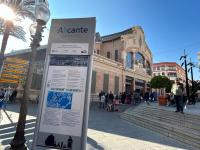 Nueva señal informativa instalada en la Plaza de las Flores junto al Mercado Central