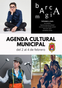 Agenda Cultural Municipal del 2 al 4 de febrero