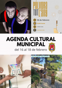 Agenda Municipal de Cultura y Ocio del 16 al 18 de febrero