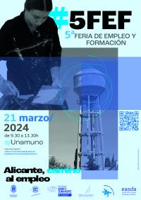 Cartel 5 Feria de Empleo ZN