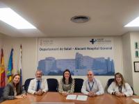 La concejala de Cultura en el Departamento de Salud del Hospital General
