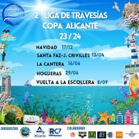 Cartel II Liga Travesías Copa Alicante