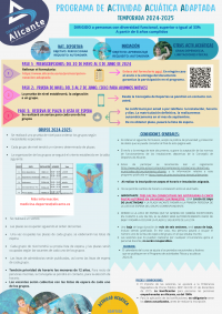 Cartel acuáticas adaptadas 2024-25