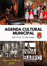 Agenda Municipal de Cultura y Ocio del 10 al 12 de mayo