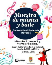 Muestra de música y baile de los Centros Municipales de MAyores