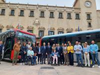 Presentación 4 autobuses eléctricos para sumar los 23 en la flota