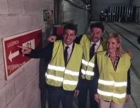 El alcalde de Alicante, el president de la Generalitat y la consellera de Infraestructuras