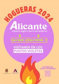 CARTEL PUNTO VIOLETA