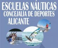 Cartel escuelas náuticas Alicante