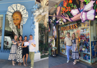 Floristería Orquídea Haus y Autoservicio del Hogar, primeros premios escaparates de Fogueres 2024