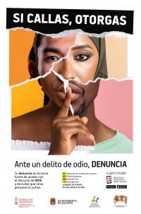 "Si callas, otorgas. Ante un delito de odio, denuncia"