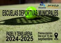 Acciones Formativas de Padel y Tenis CD Arena Alicante