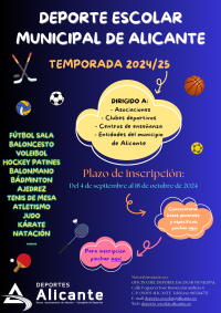 Deporte Escolar temporada 2024/2025