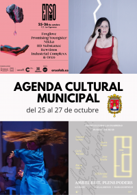 Agenda Municipal de Cultura y Ocio del 25 al 27 de octubre